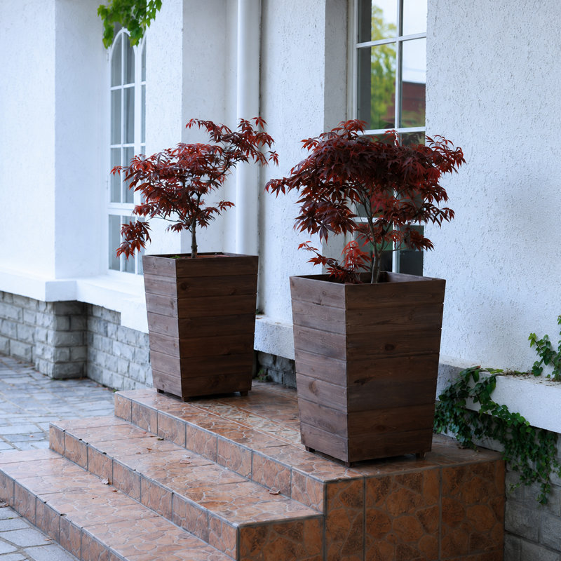 Planter Box, Dark Brown