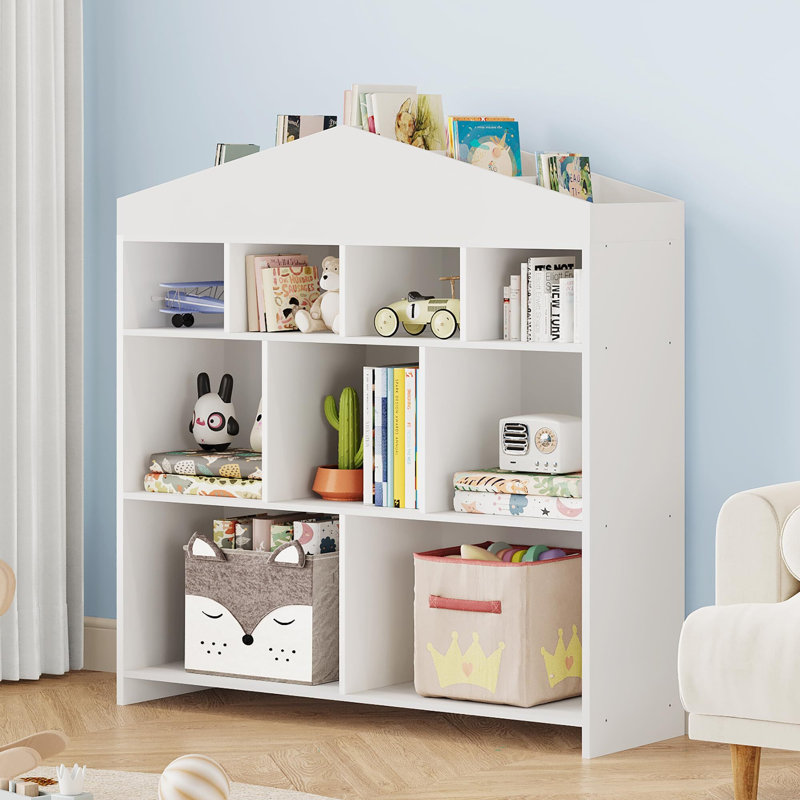 Akendra Bookcase, White