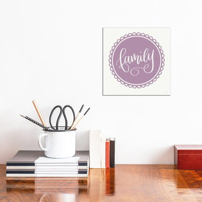 Scalloped Family by Imperfect Dust - Wrapped Canvas Gallery-Wrapped Canvas Giclée