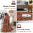 Tribal Geometric Washable Area Rug for Living Room & Bedroom, Non-Slip Moroccan Rug-459669526