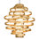 Vertigo 6-Light Unique / Statement Geometric Chandelier