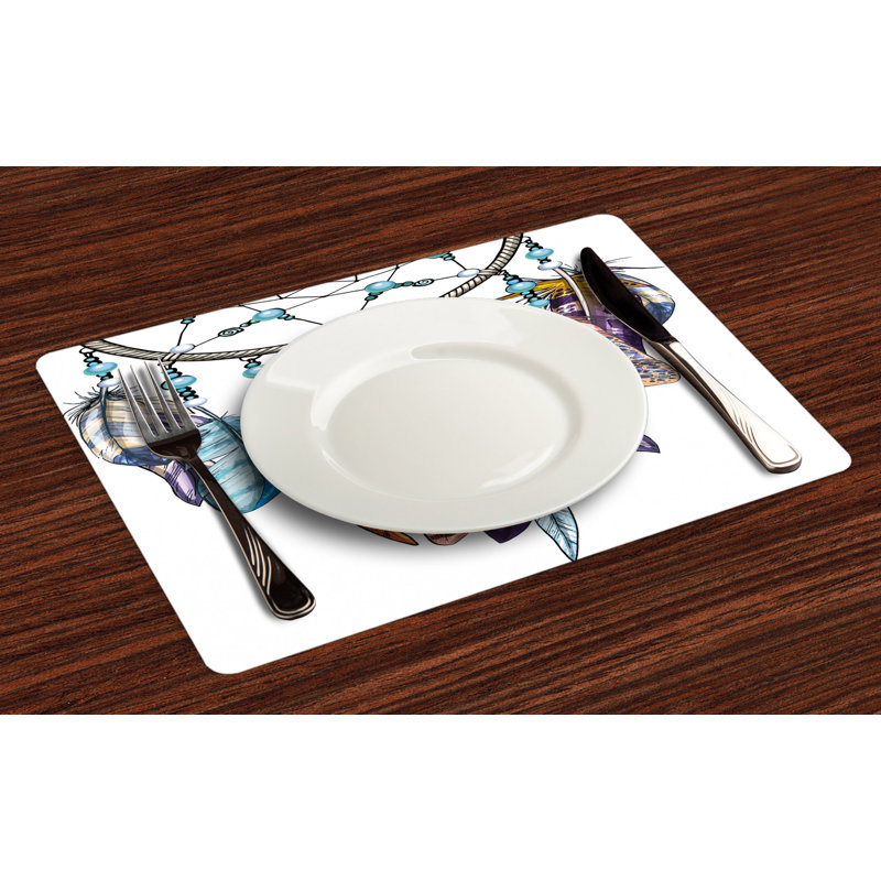 Polyester Abstract Rectangle Placemat