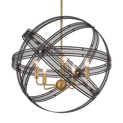 Luminaire suspendu 5 lumières Pradlegav
