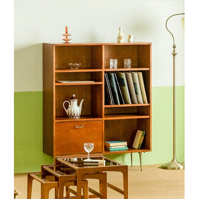 Armoire ouverte Mid-Century