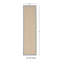 Tapis berbère beige clair fait à la main avec bordure en coton bleu glacier Nannette-1743245322