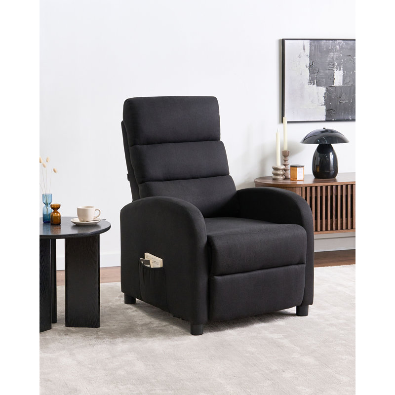 OTUS 67cm Wide Swivel, Black Fabric