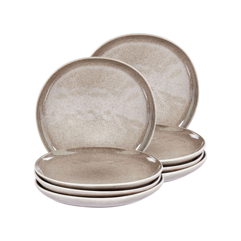 COSTMARY 21cm Handmade Stoneware Salad/Dessert Plate