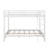 Queen Over Queen Wood Bunk Bed With Ladder, Solid Wood Platform Bed Frame For Kids Teens-228561164