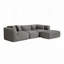 Canapé 122,1 "avec 3 coussins et repose-pieds-604995559
