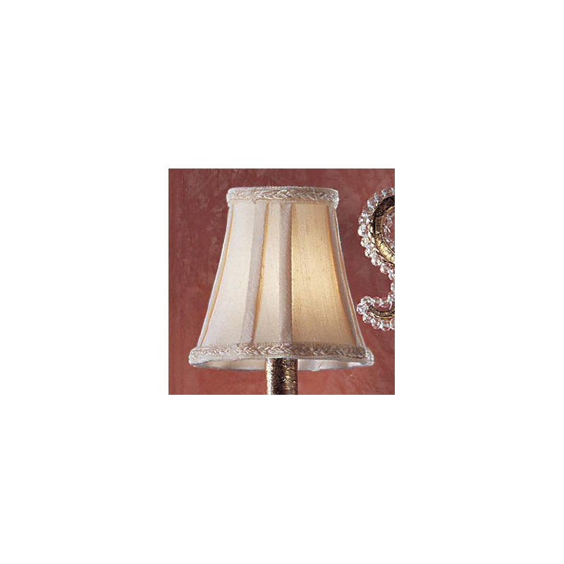 Abat-jour cloche en tissu 6 po