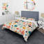 Ensemble de housse de couette géométrique Modern Zen IV - Polyester microfibre-210406439