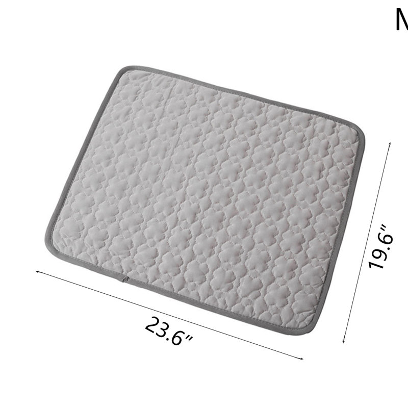 Dorree Geometric Polyester Pet Bed, Medium (0.8" H x 23.6" W x 19.6" D)
