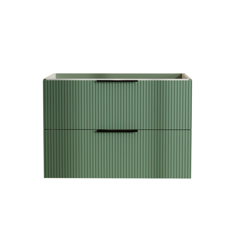 Meuble-lavabo vert 30 po sans lavabo
