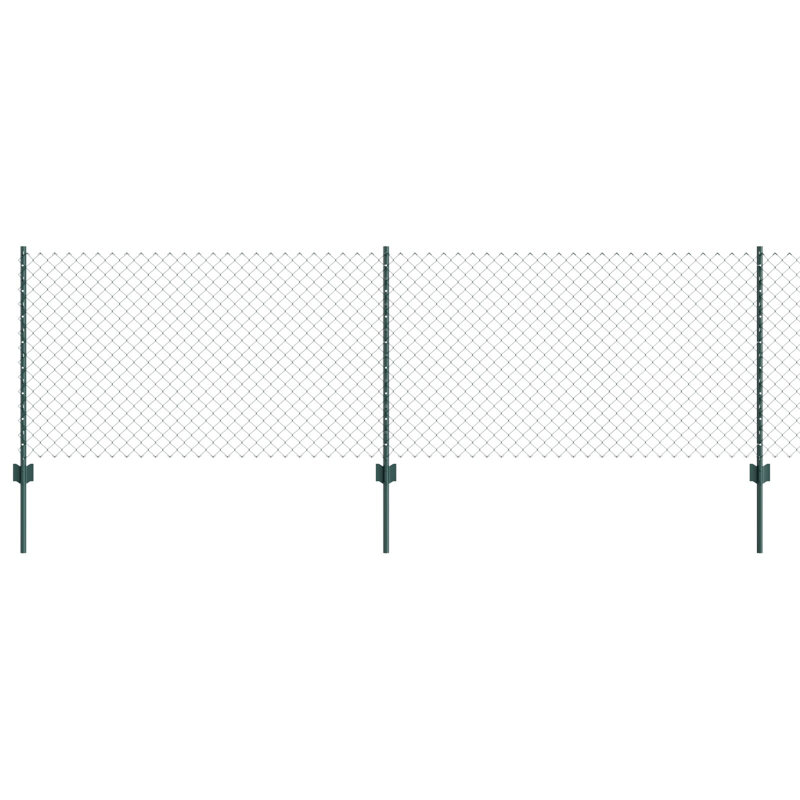 80cm H x 2500cm W Metal Border Fencing