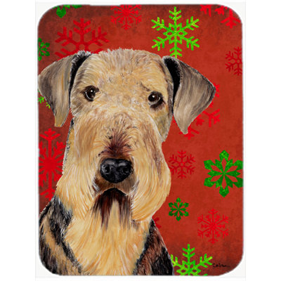 The Holiday Aisle Ashlynn Airedale Glass Cutting Board