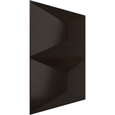 Panneau mural décoratif 3D à 3 brins l 19 5/8 po x H 19 5/8 po Aberdeen EnduraWall, brume rustique métallique universelle (couvre 2,67 pieds carrés)