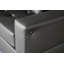 Causeuse en tissu en PVC noir l 55,5 po Genesis