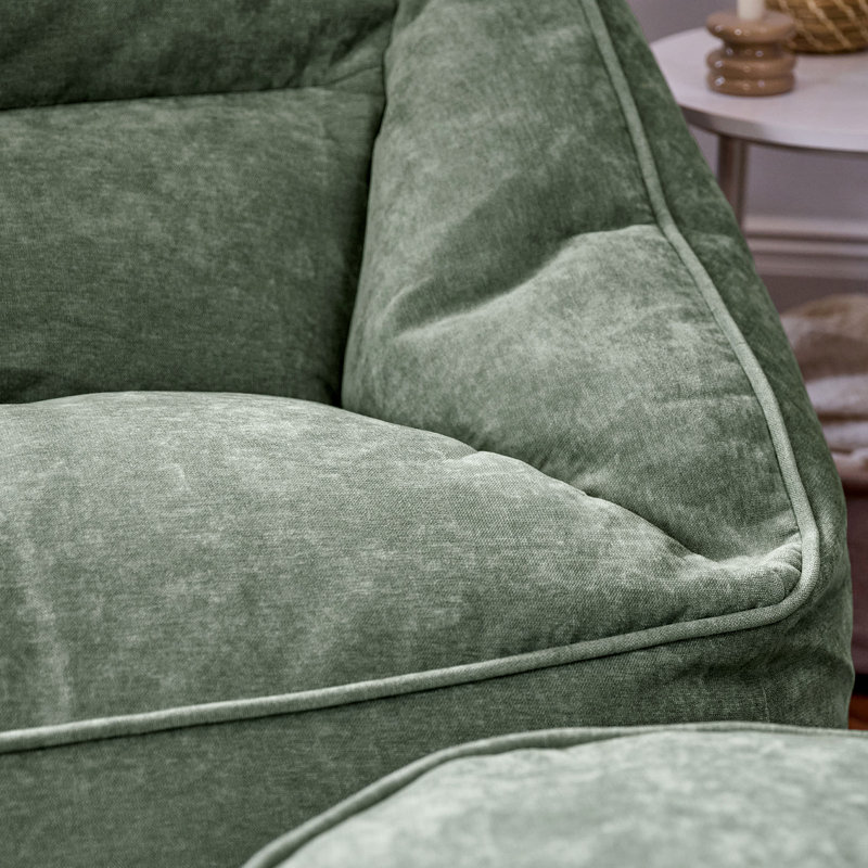 Natalia Armchair Bean Bag, Chenille, Green