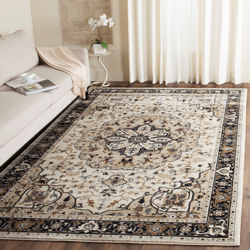 Elysian Bliss Blue 9' x 12' Hand-Knotted Easy Care Area Rug