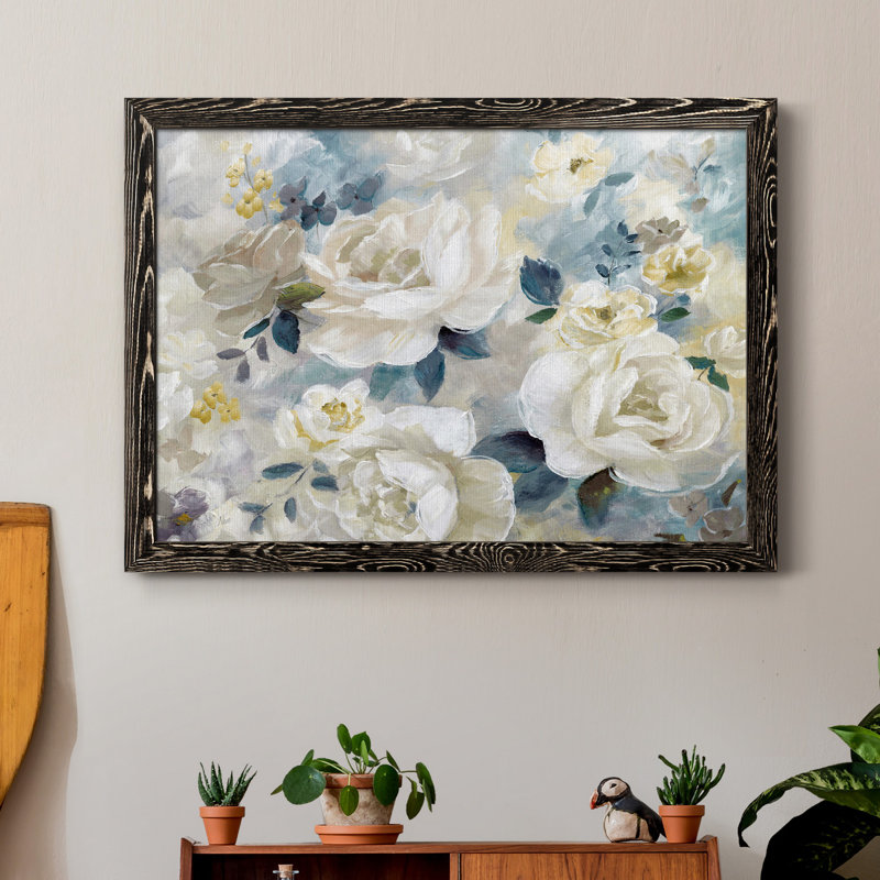 Simple Bright and Bold - Cadre photo, reproduction d'art sur toile, Cadre noir, H 31,5 po x l 23,5 po x P 1,5 po