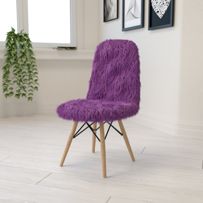 Ibhidh Shaggy Dog Accent Chair - Dorm Chair