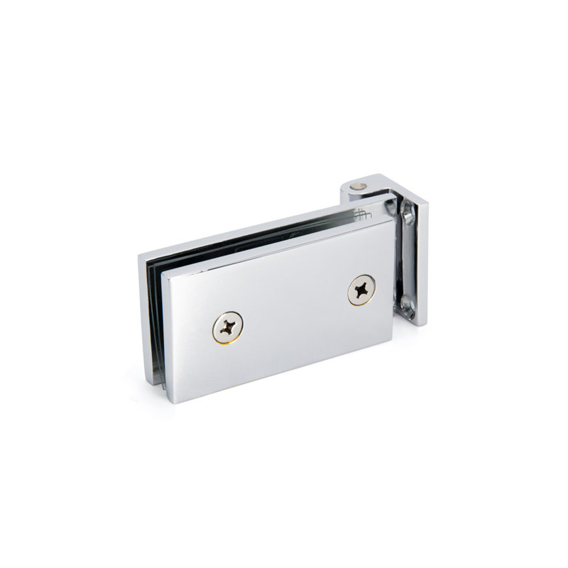 Charnières en verre pivotantes décalées pour verre de 5/16 po à 3/8 po FHC FFA044CH - Chrome