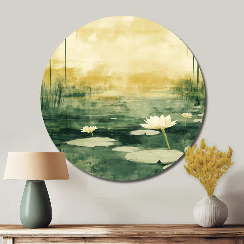 «Lotus By The Pound, Lake Peacefull», art mural, L 29 po x H 29 po