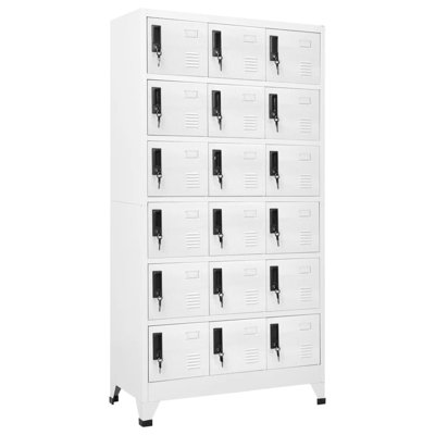 Metal 90cm Employee Locker with Key