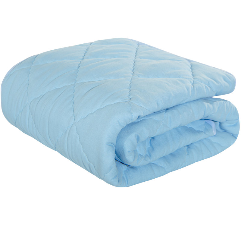 1 édredon pour tout-petits, couverture matelassée en duvet synthétique de couleur unie, 43 x 60 pouces - NTBAY, Turquoise