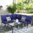 Romines 5 - Person Patio Conversation Set with Cushions-94075468
