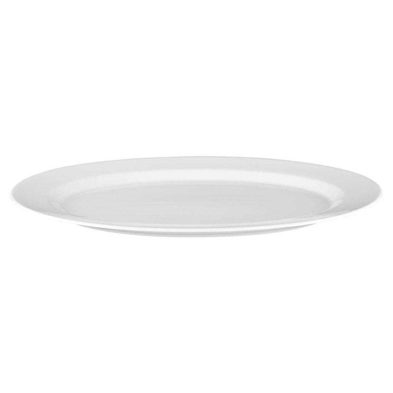 No Limits White Platter, 2cm H x 23cm L x 31cm W