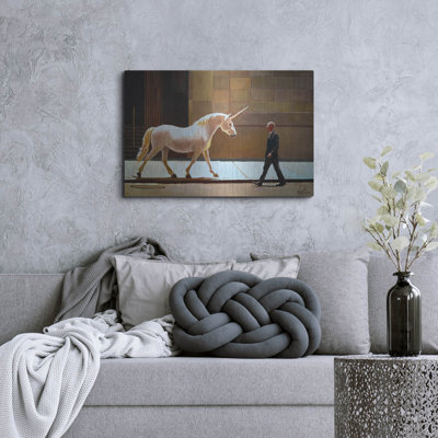 Luxe Metal Art 'The Exception Proves The Rule'  by Keith Thomson Metal Wall Art, 36" x 24"