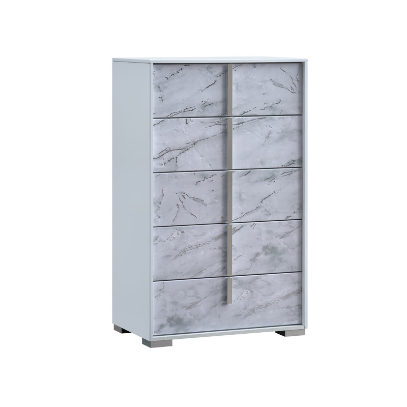 Commode de chambre 5 tiroirs Lunigiana