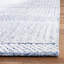 Tapis oriental ivoire / bleu marine en laine touffeté à la main Ambr-1235510328