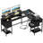 59.4” L-Shaped Computer Desk with Power Outlet-1844788579-1844788578