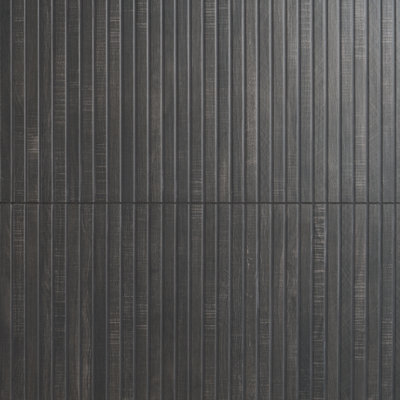 Bond Tile Auburn Ribbon 24 in. x 48 in. Porcelain Ribbed Wood Look Wall Tile (15.49 Sq. Ft. / Case)