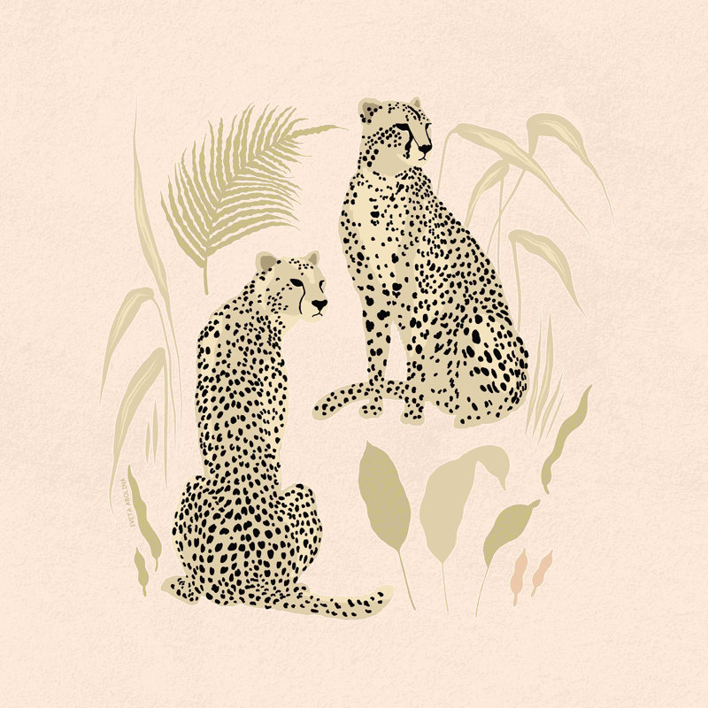 «Aguirre Cheetahs», impression sur toile tendue, H 30 po x l 30 po