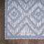 Tapis d'intérieur / extérieur bleu à losanges Foundry Select-125875772