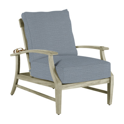 Croquet Teak Patio Chair with Cushions
