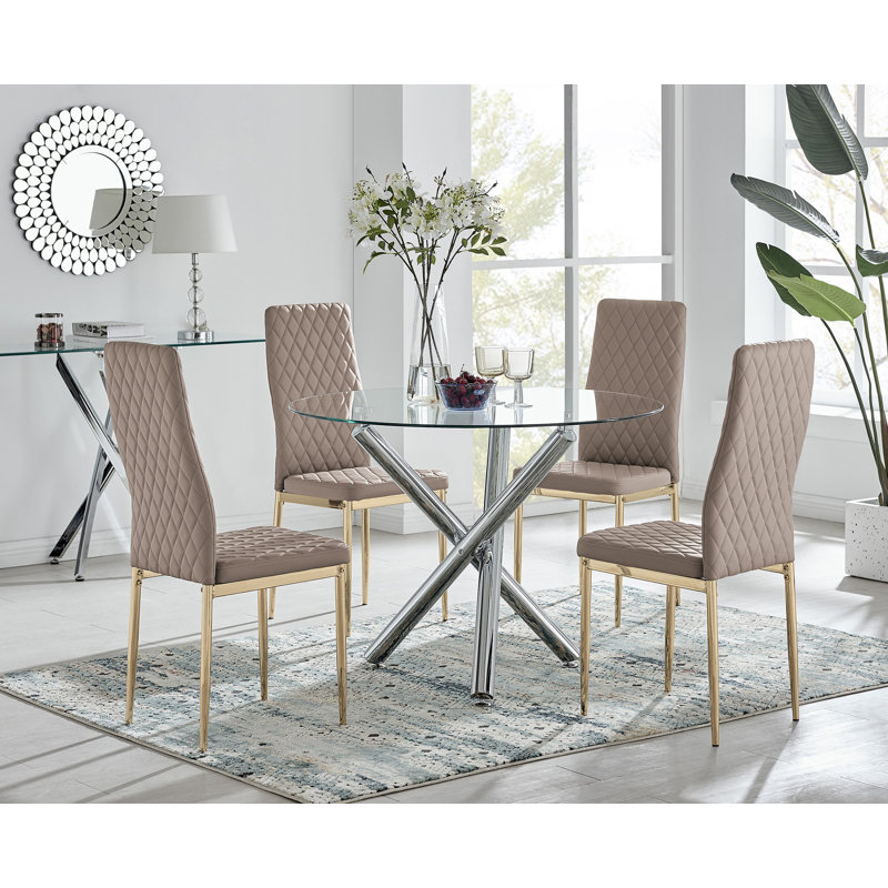 Ensemble repas pour 4 personnes Chowchilla, Cappuccino