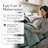 Southshore Fine Linens Vilano Down Alternative Comforter, 240 GSM Double-Brushed Microfiber Oversized All-Season Comforter with Box Stitching, Piped Edges and Corner Tabs, King/California King, Steel Blue-420232242-420232232