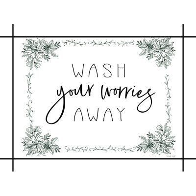 «Wash Your Worries Away» par Cindy Jacobs - impression sur toile tendue