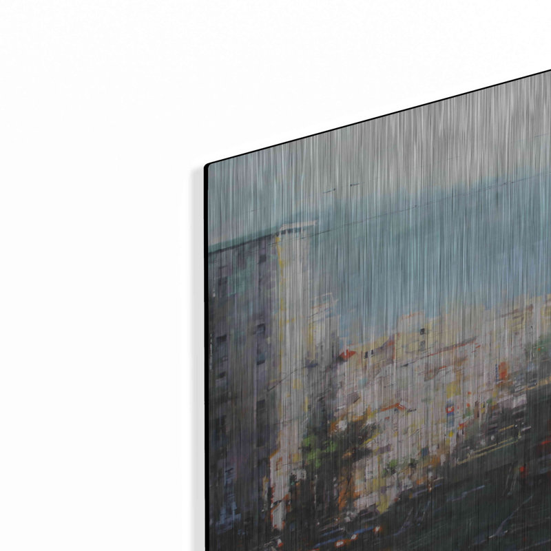Lark Manor ™ «Bay Mist» par Mark Lague, art mural en métal, H 12 po x l 12 po