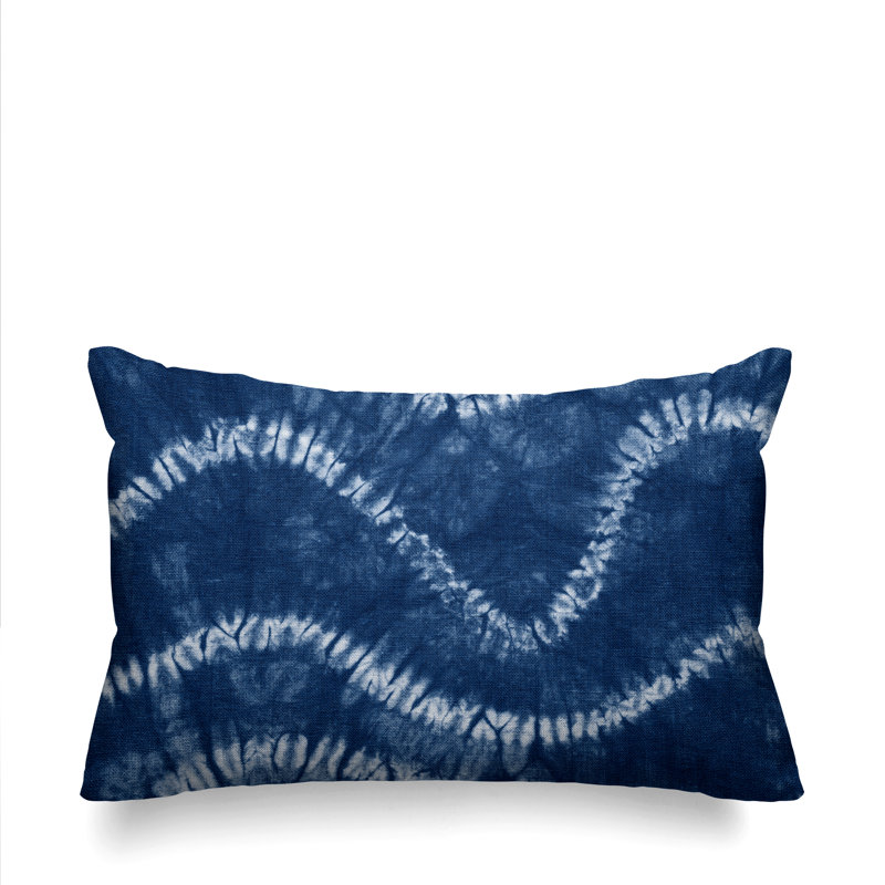 Hosi Abstract Outdoor Reversible Throw Pillow