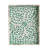 Berty Rectangular Decorative Tray, Mosaic Pattern Green-White Capiz 14X18-124561647-124561650