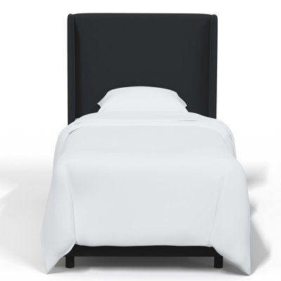 Dinapoli Upholstered Wingback Bed