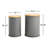Nicky Solid Wood Top Nesting Tables-321224627
