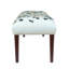 Banc d'appoint rembourré en velours Dahlia-1546196715