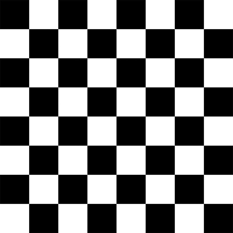 Papier peint adhésif Checkmate, Noir