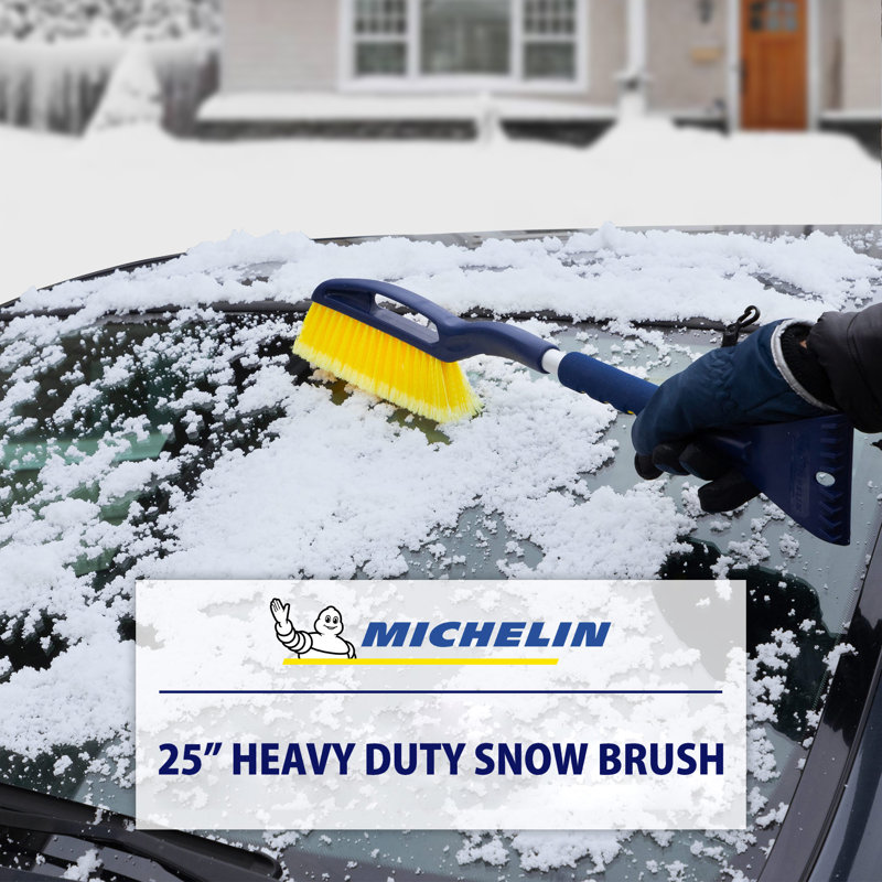 25" Snow Brush with Ice Scraper